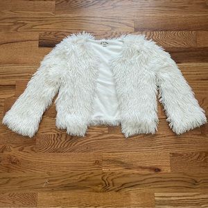 Art Class Faux Shag Jacket